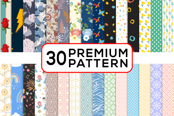 30 Premum Digital Paper Patterns: Turning a Texture Collection Into a Seamless Asset