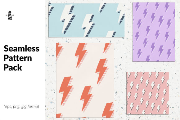 Abstract Thunder Seamless Patterns: Your Foundation for Dynamic Visual Projects