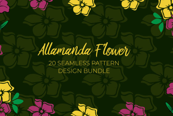 Allamanda Digital Paper Patterns Design: A Versatile Resource for Inspired Creatives