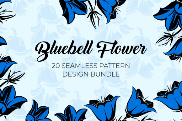 Bluebell Digital Paper Patterns for Creative Projects