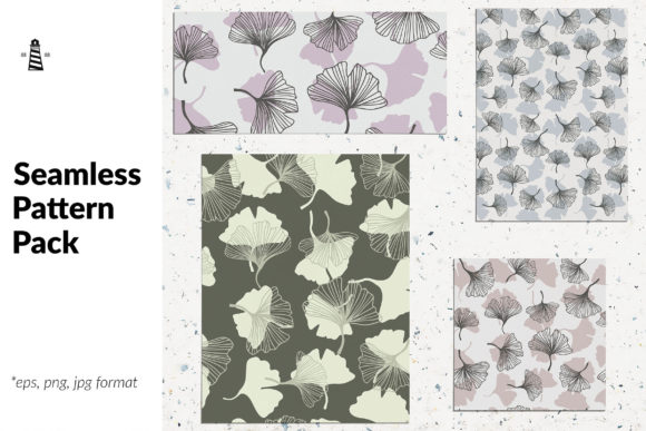 Ginkgo Biloba Seamless Patterns as a Strategic Visual Asset for Brands and Creators