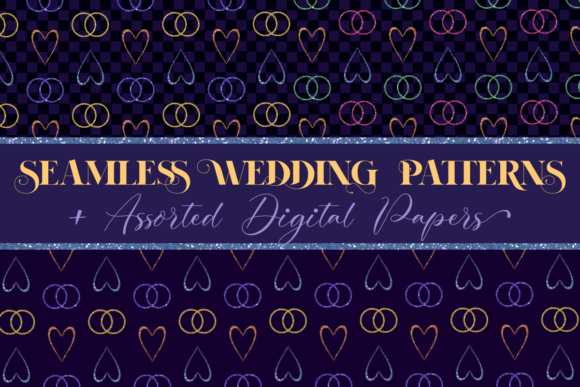 Glitter Wedding Patterns Digital Papers: A Guide for Crafting Beautiful Celebrations