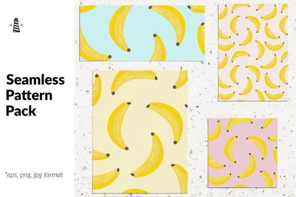 Hand Drawn Bananas Seamless Patterns: Evaluating a Playful Design Resource