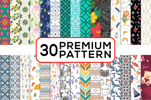 How 30 Premium Seamless Patterns Transform Digital Design, Branding, and Everyday Visual Communication