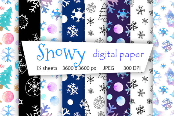 Snow Digital Paper Winter Patterns and the Quiet Shift Toward Seasonal Design Assets
