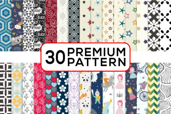 The Art and Practicality of a Seamless Patterns Set