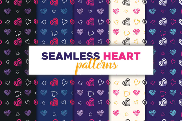 The Art of Digital Connection: Seamless Heart and Love Patterns Bundle
