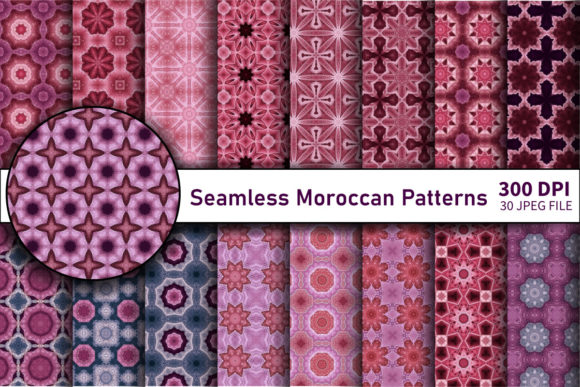 The Colorful Moroccan Patterns Pack Bundle: Your Gateway to Authentic Digital Design
