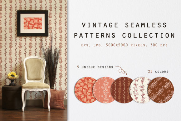 The Enduring Appeal of Vintage Flowers Seamless Patterns