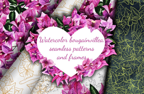The Quiet Revolution of Watercolor Bougainvillea Patterns