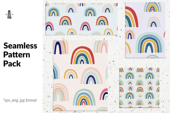 The Vibrant Utility of Modern Rainbows Seamless Patterns