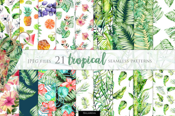 Tropical Patterns Set: Fresh Ideas for Creatives