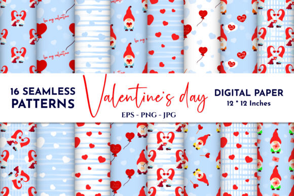 Valentines Digital Paper Patterns & Creative Uses